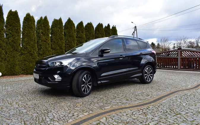 Ford Kuga cena 73500 przebieg: 118357, rok produkcji 2018 z Stoczek Łukowski małe 781